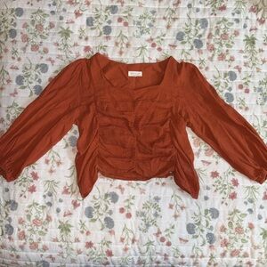 Elegant Rust Blouse for Women